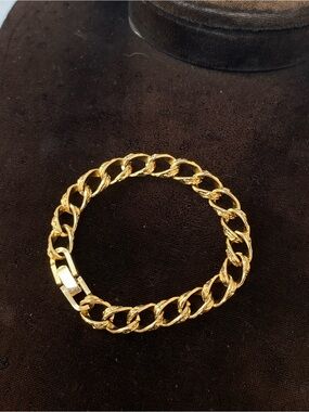 Vintage Gold Link Bracelet - Vintage